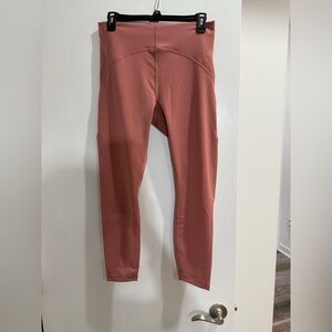 Lululemon leggings in Red clay